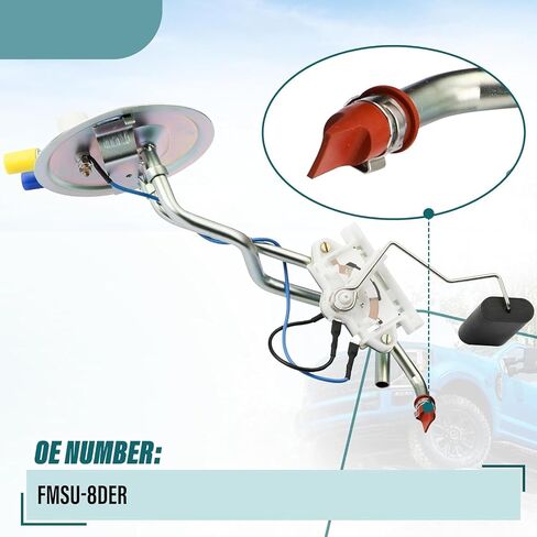 FMSU-8DER Fuel Sending Unit Compatible with Ford F-250 / F-350 1992-1993 Diesel for The Rear Tank ONLY 19 Gallon in Saudi Arabia