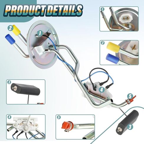 FMSU-8DER Fuel Sending Unit Compatible with Ford F-250 / F-350 1992-1993 Diesel for The Rear Tank ONLY 19 Gallon in Saudi Arabia