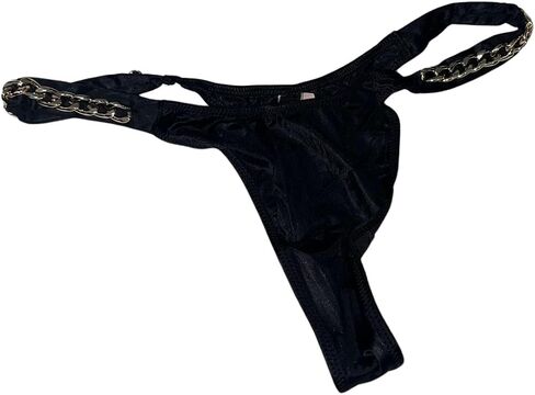 Victoria's Secret Very Sexy Chain Shine Strap Smooth Thong Panty Color Black New in Saudi Arabia