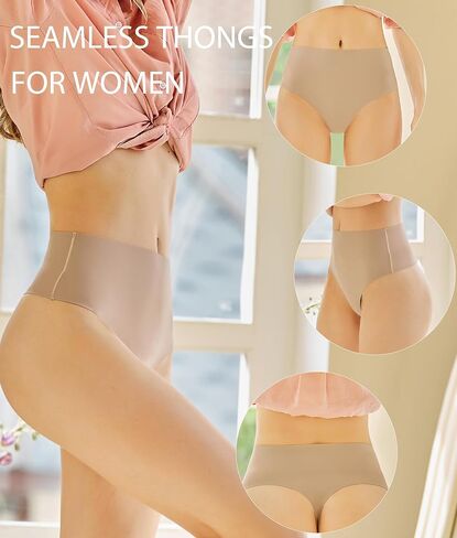 High Waisted Thongs for Women Seamless Underwear for Women No Show Sexy Panties in Saudi Arabia