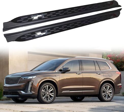 Running Boards Side Steps Pedals Nerf Protector Bar fits for Cadillac XT6 2019-2025 in Saudi Arabia