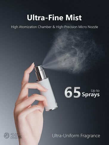Travalo AQUA Perfume Travel Refillable Bottle, Bottom Filling Fragrances Perfume Atomizer, Mini Cologne Dispenser, Portable Sprayer for Women Men, Gift in Kuwait