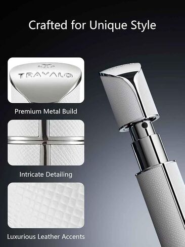 Travalo AQUA Perfume Travel Refillable Bottle, Bottom Filling Fragrances Perfume Atomizer, Mini Cologne Dispenser, Portable Sprayer for Women Men, Gift in Kuwait