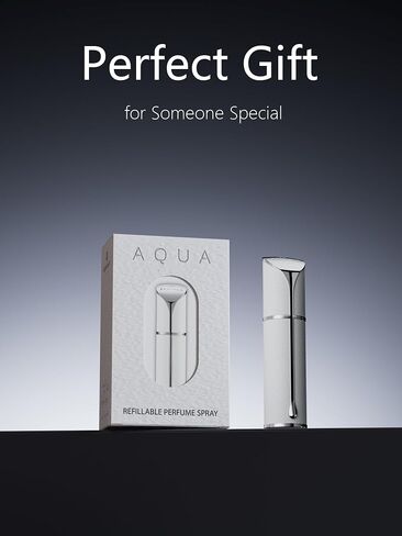 Travalo AQUA Perfume Travel Refillable Bottle, Bottom Filling Fragrances Perfume Atomizer, Mini Cologne Dispenser, Portable Sprayer for Women Men, Gift in Kuwait