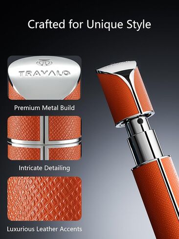 Travalo AQUA Perfume Travel Refillable Bottle, Bottom Filling Fragrances Perfume Atomizer, Mini Cologne Dispenser, Portable Sprayer for Women Men, Gift in Kuwait
