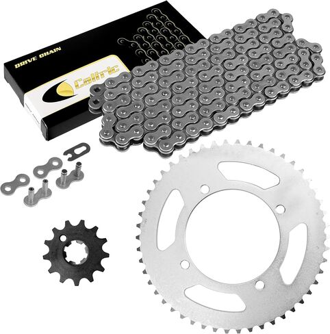 Caltric Drive Chain & Sprockets Kit Compatible With Kawasaki KX85 KX85A 2001 2002 2003 2004 2005-2016 in Saudi Arabia