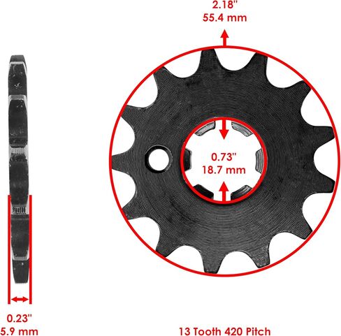 Caltric Drive Chain & Sprockets Kit Compatible With Kawasaki KX85 KX85A 2001 2002 2003 2004 2005-2016 in Saudi Arabia