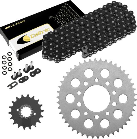 Caltric Black O-Ring Drive Chain and Sprockets Kit Compatible With Honda CB750F Supersport 1980-1982 in Saudi Arabia