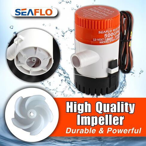 12v Seaflo Automatic Bilge Pump 750 GPH in Kuwait