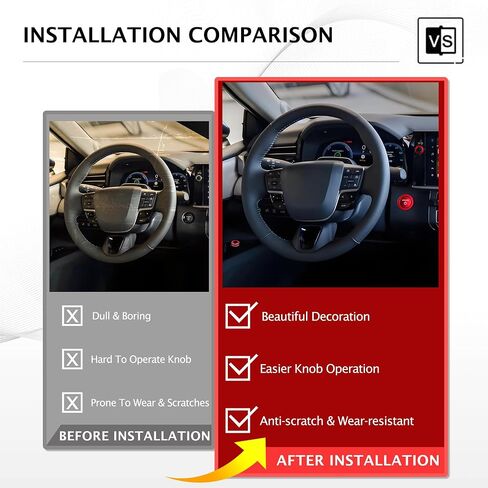 for Toyota Camry 2025 2026 Accessories, 4pcs Aluminum Alloy Knob Cover Trim Kit - Push Start, Volume Dial & Rearview Mirror Control Switch (Red) - DvlynAuroa in Kuwait