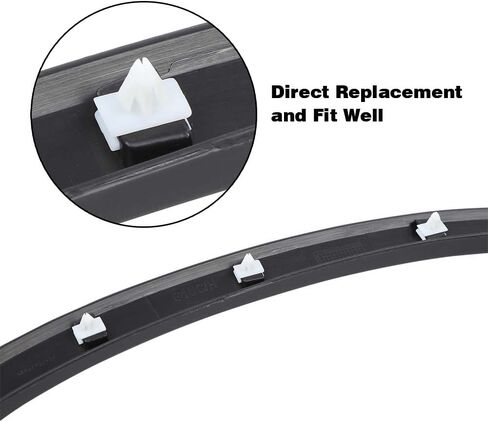 ALLGOOD Front Wheel Housing Molding Trim Compatible with Chevy Trax 2017-2022 Passenger Right Side 42490925, GM1291251 Wheel Arch Trim Fender Flares in Saudi Arabia