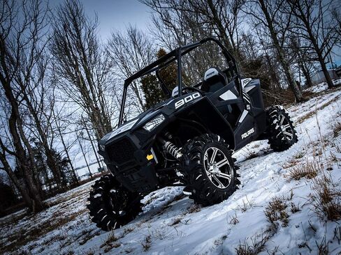 واقيات الطين من SuperATV لـ 2016-2020 Polaris RZR S 1000/2019-2020 RZR S4 1000 | 2 مشاعل خلفية | 8.5 بوصة من الحماية على كل جانب مقابل 4 بوصات in Saudi Arabia