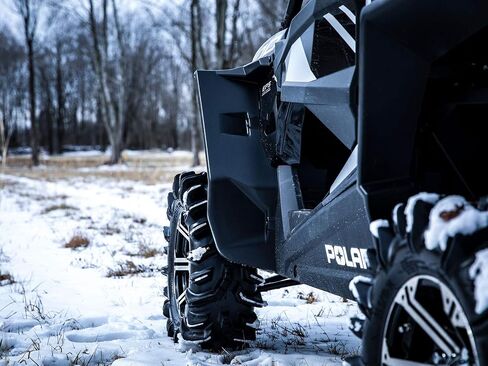 واقيات الطين من SuperATV لـ 2016-2020 Polaris RZR S 1000/2019-2020 RZR S4 1000 | 2 مشاعل خلفية | 8.5 بوصة من الحماية على كل جانب مقابل 4 بوصات in Saudi Arabia