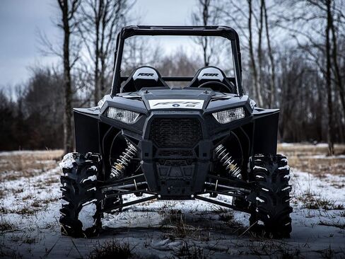 واقيات الطين من SuperATV لـ 2016-2020 Polaris RZR S 1000/2019-2020 RZR S4 1000 | 2 مشاعل خلفية | 8.5 بوصة من الحماية على كل جانب مقابل 4 بوصات in Saudi Arabia