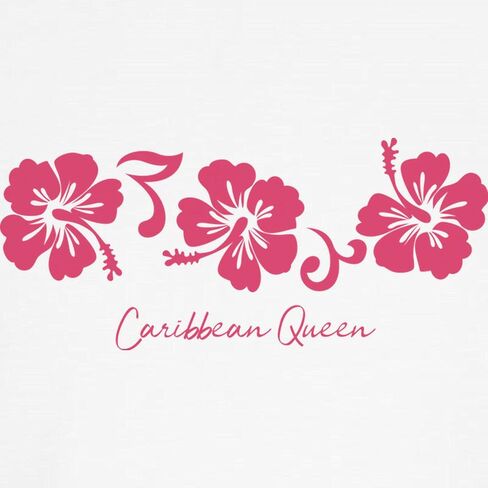 CafePress Caribbean Hibiscus Flower Womens Baseball Jersey Kids Cotton Baseball Jersey, 3/4 Raglan Sleeve Shirt in Saudi Arabia