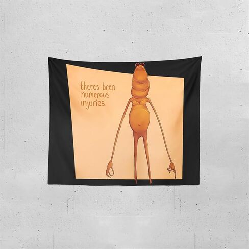 نسيج Jschlatt Marcus the Worm Funny Meme، هناك العديد من الإصابات الجدارية معلقة 60 بوصة × 50 بوصة (150 سم × 130 سم) in Saudi Arabia