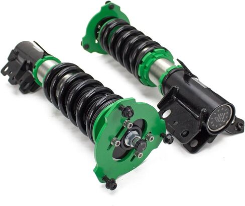 Rev9 R9-HS2-023_2 compatible with Toyota Corolla Sedan FWD (E100) 1993-97 Hyper-Street II Coilovers Lowering Kit, 32 Damping Level Adjustment, Ride Height Adjustable in Saudi Arabia