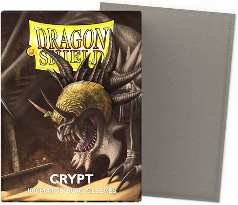 أكمام Dragon Shield - إصدار خاص غير لامع مزدوج: الذكرى السنوية - أكمام بطاقات 100 قيراط زرقاء/فضية - خلفية مزخرفة - متوافقة مع Magic The Gathering وPokémon وYugioh TCG & LCG - محمل علوي in Kuwait