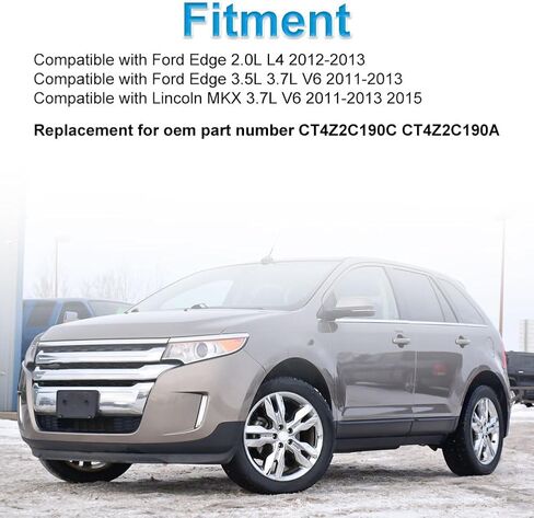 قطعتان من أجهزة استشعار سرعة العجلات ABS متوافقة مع Ford Edge 3.5L 3.7L 2011 2012 2013، Lincoln MKX 3.7L V6 2011 2012 2013 2015، أجهزة استشعار ABS الخلفية اليسرى واليمنى، بديلة لـ CT4Z2C190C، CT4Z2C190A in Saudi Arabia