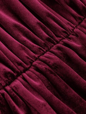 CIDER Jumpsuits For Women Velvet Turtle Neck Wide Leg Jumpsuit Ruched Dressy High Waist One Piece Outfit in Kuwait