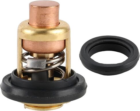 Engine Thermostat 143F and Seals 5005440 8330720 777260 Compatible with Johnson for Evinrude 5-235 HP Replace#434841 378065 393659 508626 in Saudi Arabia