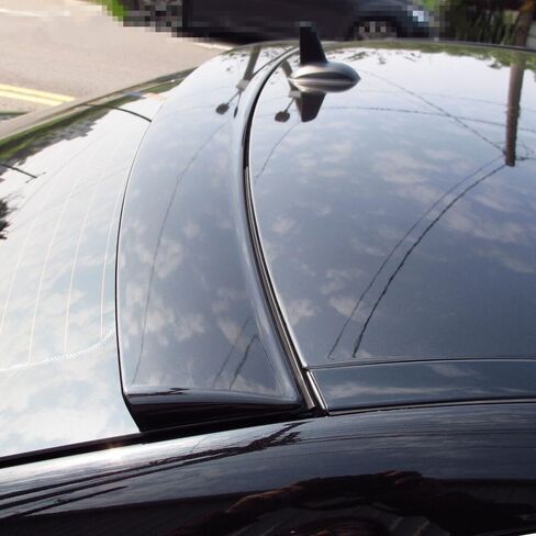 Rear Window Roof Spoiler Visor Wing Compatible with Mercedes-Benz C-Class W204 2008-2014 C250/ C300/ C350/ C63 Sport Gloss Black Exterior Accessories in Saudi Arabia
