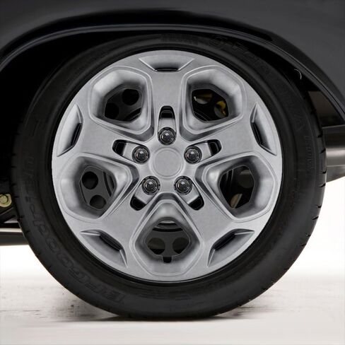 Set of Four 17" Silver Hubcap Wheel Covers for Ford Fusion 2010-2012 (Push-on) in Saudi Arabia