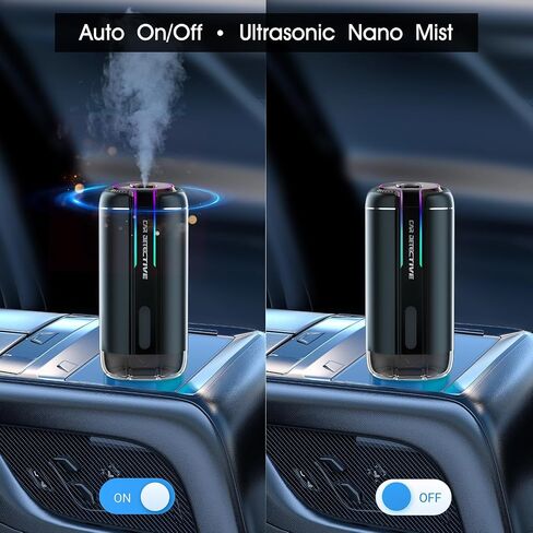 New Smart Car Air Fresheners,Atomization Fragrance,50ml Lasts 4 Months,5-Speed Adjustable Concentration,Starry Sky Projection,Auto ON/Off Car Freshener Long Lasting,Built-in Battery,Cologne in Saudi Arabia