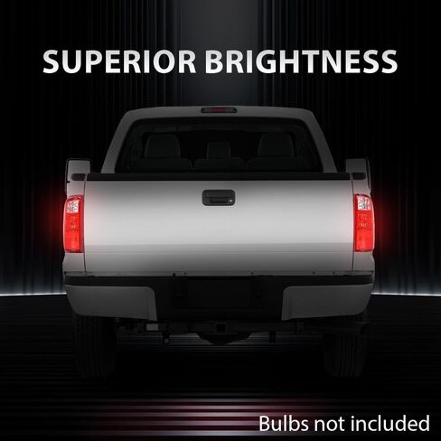 Tail Lights Assembly W/o Bulb Compatible with Ford F250 F350 F450 F550 Super Duty 2008-2016 Rear Lamps Left Driver & Right Passenger Side Red Lens BC3Z13404A, BC3Z13405A, FO2801208, FO2800208 in Saudi Arabia