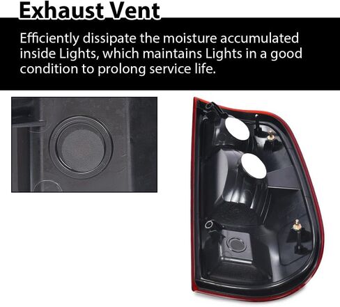 Tail Lights Assembly W/o Bulb Compatible with Ford F250 F350 F450 F550 Super Duty 2008-2016 Rear Lamps Left Driver & Right Passenger Side Red Lens BC3Z13404A, BC3Z13405A, FO2801208, FO2800208 in Saudi Arabia