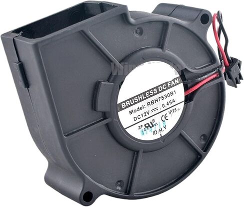 1 قطعة RBH7530B1 7.5 سنتيمتر 75 مللي متر منفاخ مروحة 75x75x30 مللي متر DC12V 0.45A 2pin المزدوج الكرة تحمل الطرد المركزي مروحة التبريد مروحة in Kuwait