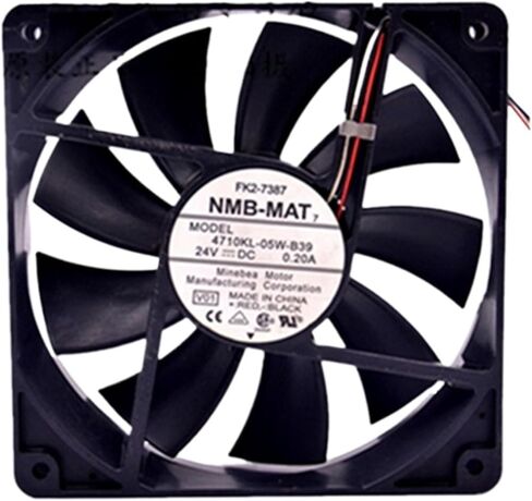 ل NMB-MAT 4710KL-05W-B39 24V 0.20A 3.6W 2200RPM 12 سنتيمتر 12025 120x120x25 مللي متر العاكس مزدوجة الكرة تحمل مروحة التبريد in Kuwait