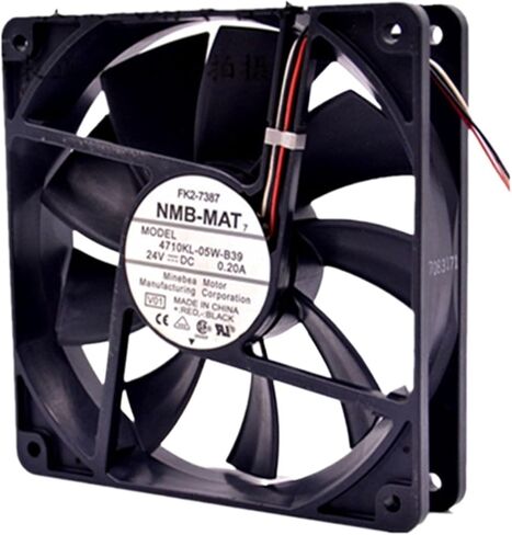 ل NMB-MAT 4710KL-05W-B39 24V 0.20A 3.6W 2200RPM 12 سنتيمتر 12025 120x120x25 مللي متر العاكس مزدوجة الكرة تحمل مروحة التبريد in Kuwait