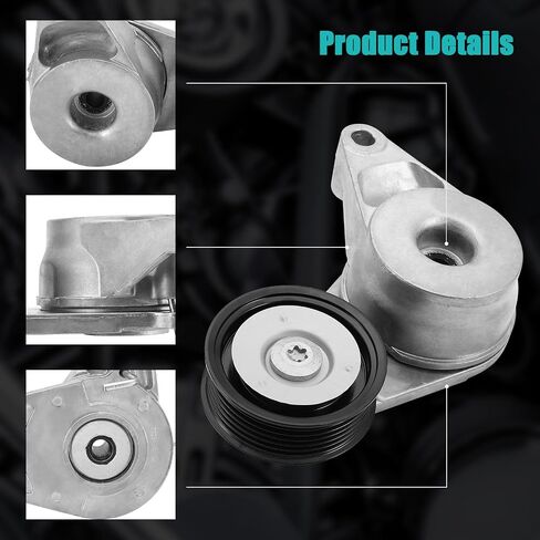 252812E350 Belt Tensioner Assembly with Pulley (1.8L 2.0L L4) For Hyundai Elantra 2014-2021,Elantra GT 2016-2020,For Kona Tucson,For Kia Forte Koup Forte5 Rondo Seltos Soul 39420 in Saudi Arabia
