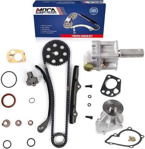 MOCA Timing Chain Kit with Water Pump Oil Pump Fit 1989-1997 for NISSAN Pickup 240SX D21 2.4L L4 SOHC 12V Engine Code KA24E in Saudi Arabia