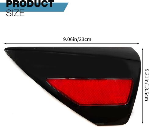 1084854-99-J Rear Left Side Taillight Charge Door Cover Reflector, Replacement for Tesla Model 3 2017-2024 Model Y 2020-2024, Replaces 1525134-00-B in Saudi Arabia