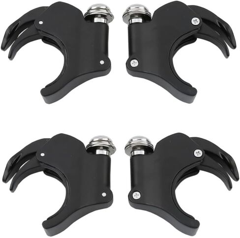 Quarter Fairing Smoke Windshield 49mm Clamps Fits -(Black) -(ABS plastic body and windshield) Easy to install in Saudi Arabia