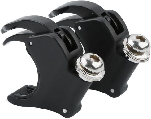 Quarter Fairing Smoke Windshield 49mm Clamps Fits -(Black) -(ABS plastic body and windshield) Easy to install in Saudi Arabia