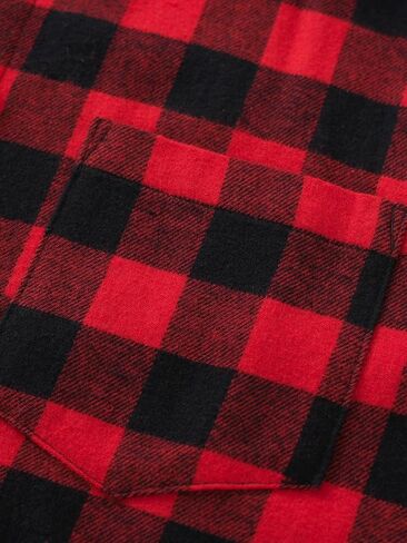 Latuza Women's Button Down Flannel Nightgown Long Sleeve Full Length in Kuwait