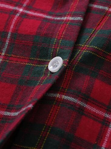 Latuza Women's Button Down Flannel Nightgown Long Sleeve Full Length in Saudi Arabia