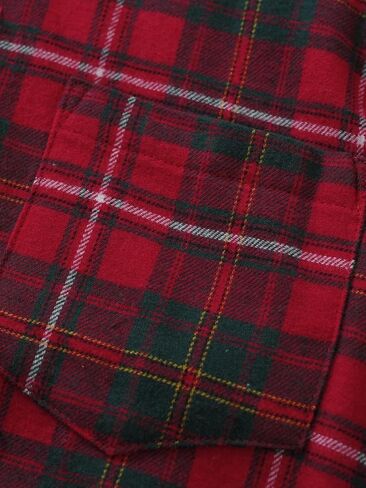 Latuza Women's Button Down Flannel Nightgown Long Sleeve Full Length in Saudi Arabia
