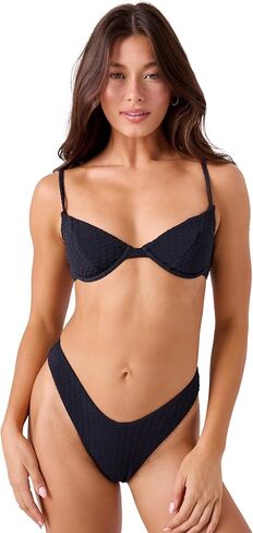 Roxy Women's Bikini Top – Underwire, Adjustable Straps, UPF 50+, Quick-Dry, Surf, Swim, Beachwear in Saudi Arabia