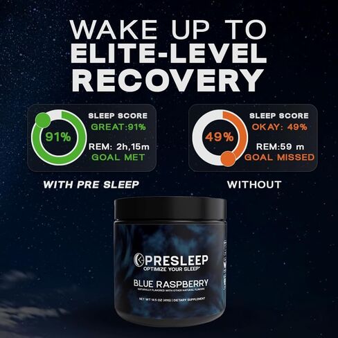 Natural Sleep Powder – Melatonin-Free Sleep Aid with Magnesium Glycinate, L-Theanine & Glycine – Non-Habit Forming, Vegan, Gluten Free, 30 Servings in Saudi Arabia