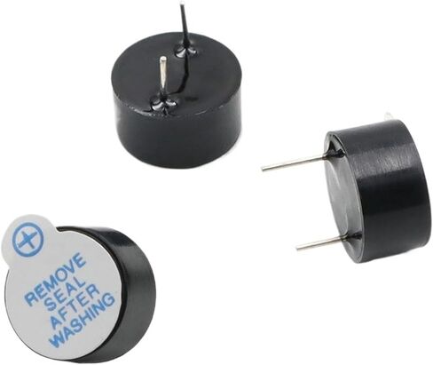 10PCS/lot DC5V 12065 Active Alarm Buzzer Dimension12x6.5MM Continuous Buzzer Alarm Pin Pitch 7.5 MM 85dB 2700HZ in Saudi Arabia