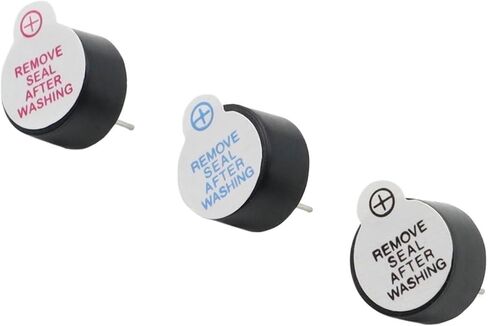 10PCS/lot DC5V 12065 Active Alarm Buzzer Dimension12x6.5MM Continuous Buzzer Alarm Pin Pitch 7.5 MM 85dB 2700HZ in Saudi Arabia