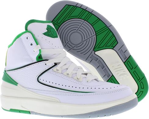 Jordan Big Kid's 2 Retro Python White/Fire Red-Black-Sail (DQ8562 102) in Kuwait
