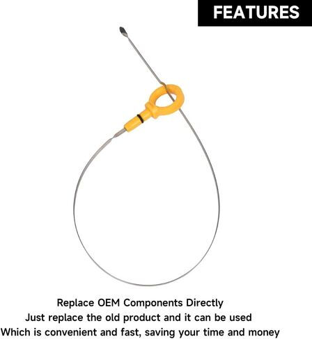 عصا قياس مستوى زيت المحرك - متوافقة مع كرايسلر 300 2005-2010 لشاحن دودج 2006-2010 - استبدال الجزء 4792867AB in Kuwait