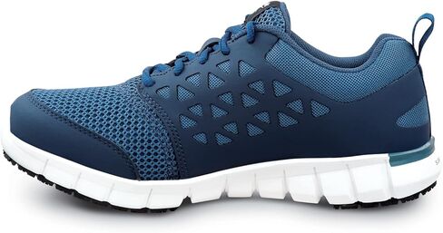 حذاء عمل Reebok Work Sublite Cushion Work، للرجال، كحلي، نمط رياضي، مقاوم للانزلاق MaxTrax، حذاء عمل ناعم عند الأصابع in Kuwait