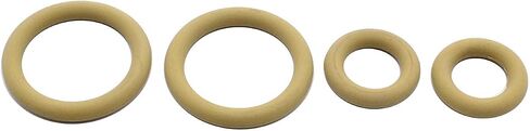 16 pcs/4set SHLPDFM Yellow Turbo Pedestal O-Ring Gaskets F4TZ-6N653-A & F4TZ-6N653-B Fits for Ford 94.5-03 7.3L in Saudi Arabia