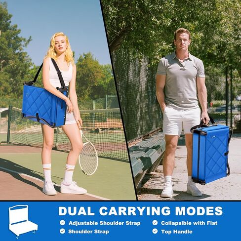 1pcs Stadium Seats with Back Support Cushion, Folding Stadium Seats for Bleachers Hold up 400lbs, Wide Bleacher Seat with Shoulder Strap & Handle Perfect for Sports Events in Saudi Arabia